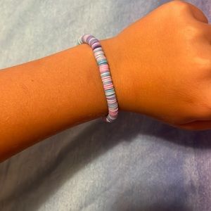 Hi are clay bead bracelet